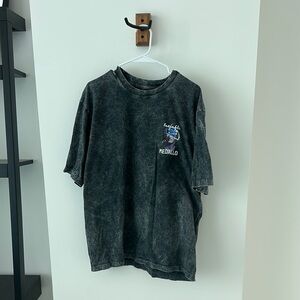 Black Short Sleeve Vintage Tee